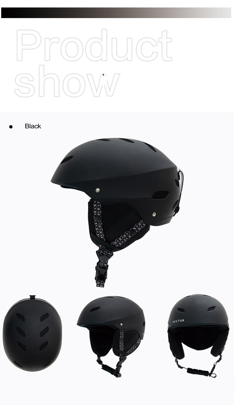 Ski Helmet Active Ventilation Audio Compatible Snow Sports Helmet
