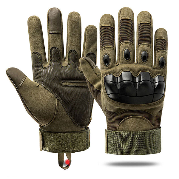Hiking Gloves Touchscreen Gloves with Hard Knuckle for Hunting Hiking Airsoft Camping