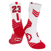 Custom Team Number Athletic Socks Thick Compression Mid Calf Running Sports Socks for Men