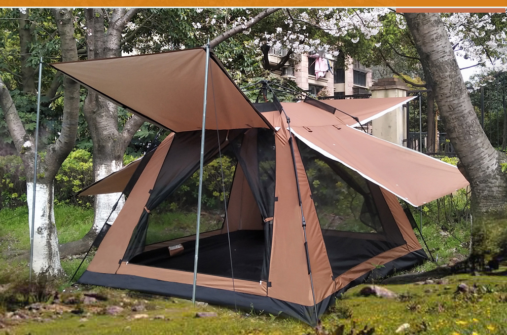Outdoor Four-sided Opening Camping Tent