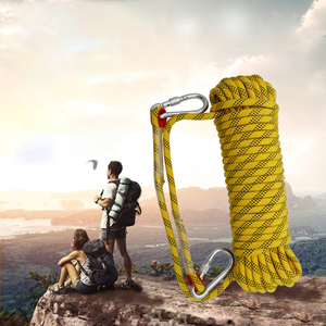 Rock Climbing Rope Outdoor Static Climbing Rope High Strength Safety Rope Hiking Tree Climbing Fire Rescue Rope