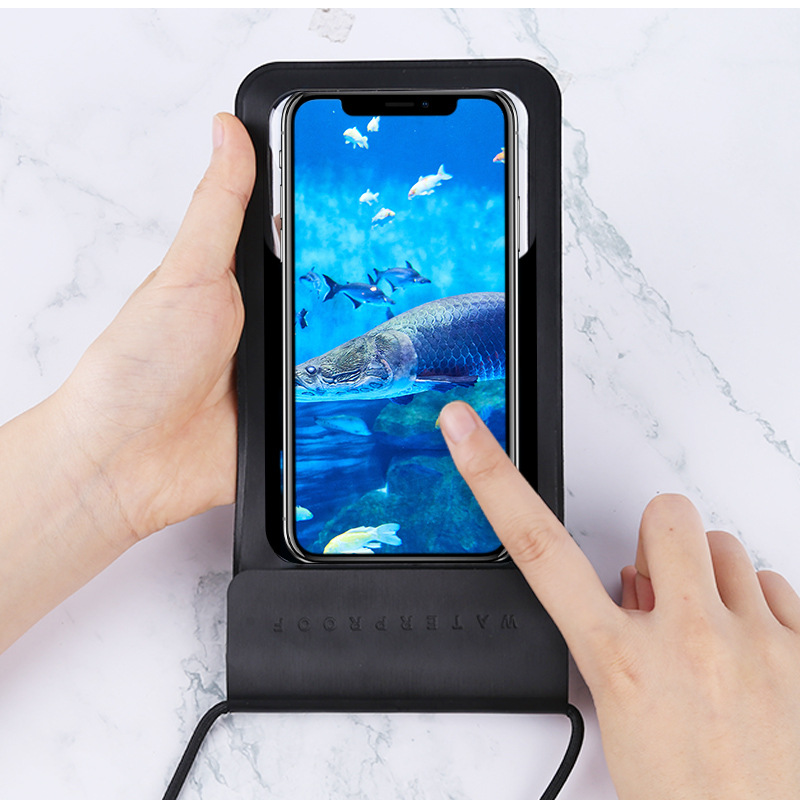 Universal Waterproof Pouch Underwater Cellphone Dry Bag Case up to 6.5"/7.5"